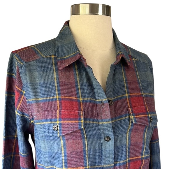 TOAD&CO Re-Form Flannel Shirt NWT Size Small - Picture 6 of 15